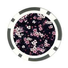 Sakura Flower Flowers Floral Flora Nature Poker Chip Card Guard (10 Pack)