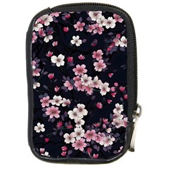 Sakura Flower Flowers Floral Flora Nature Compact Camera Leather Case