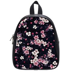 Sakura Flower Flowers Floral Flora Nature School Bag (small)