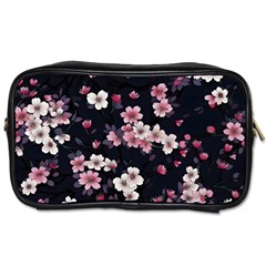 Sakura Flower Flowers Floral Flora Nature Toiletries Bag (two Sides)