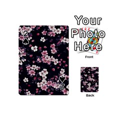 Sakura Flower Flowers Floral Flora Nature Playing Cards 54 Designs (mini)