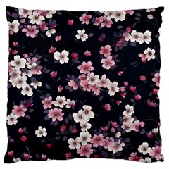 Sakura Flower Flowers Floral Flora Nature Large Cushion Case (two Sides)