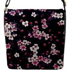 Sakura Flower Flowers Floral Flora Nature Flap Closure Messenger Bag (s)