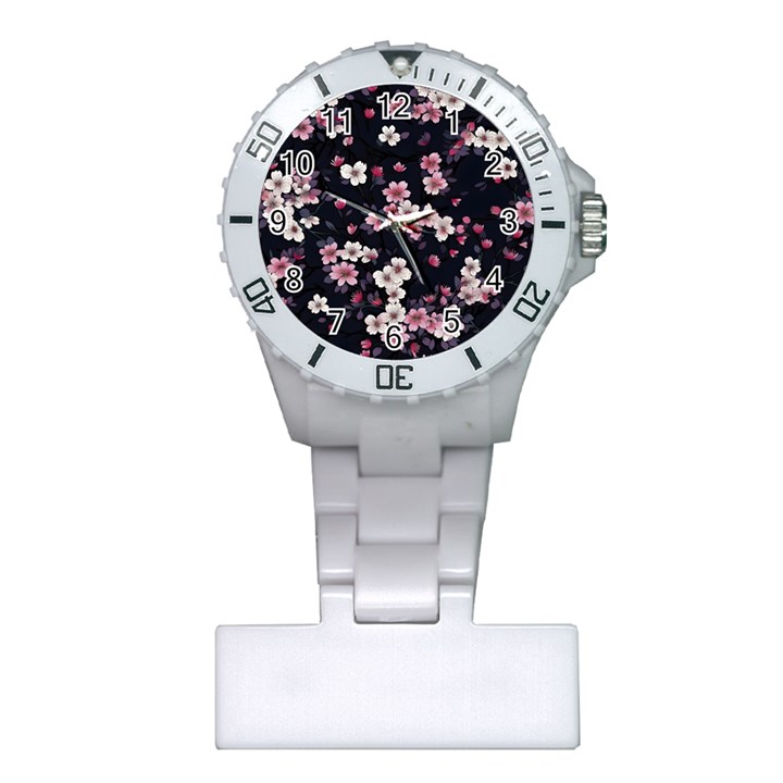 Sakura Flower Flowers Floral Flora Nature Plastic Nurses Watch