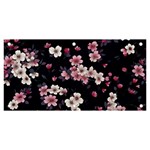 Sakura Flower Flowers Floral Flora Nature Banner and Sign 6  x 3  Front