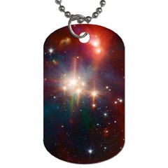 Astrology Astronomical Cluster Galaxy Nebula Dog Tag (one Side) by danenraven