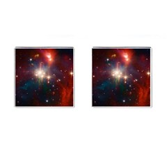 Astrology Astronomical Cluster Galaxy Nebula Cufflinks (square) by danenraven