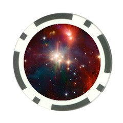 Astrology Astronomical Cluster Galaxy Nebula Poker Chip Card Guard by danenraven