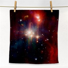 Astrology Astronomical Cluster Galaxy Nebula Face Towel by danenraven