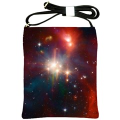 Astrology Astronomical Cluster Galaxy Nebula Shoulder Sling Bag by danenraven