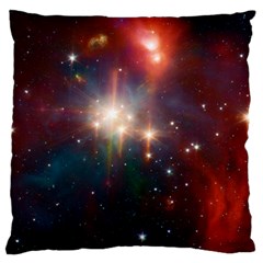 Astrology Astronomical Cluster Galaxy Nebula Standard Premium Plush Fleece Cushion Case (one Side) by danenraven