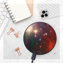 Astrology Astronomical Cluster Galaxy Nebula Wireless Fast Charger(black) by danenraven