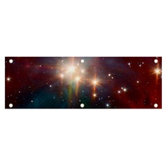 Astrology Astronomical Cluster Galaxy Nebula Banner And Sign 6  X 2  by danenraven