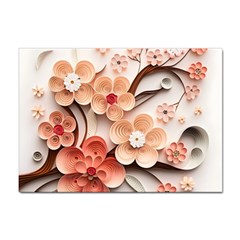 Sakura Flowers Flower Pink Blossom Spring Sticker A4 (100 Pack) by danenraven