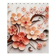 Sakura Flowers Flower Pink Blossom Spring Shower Curtain 60  X 72  (medium)  by danenraven