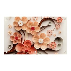 Sakura Flowers Flower Pink Blossom Spring Banner And Sign 5  X 3  by danenraven