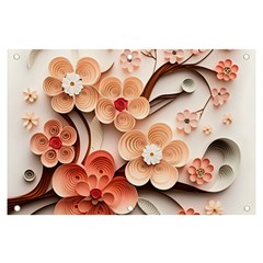 Sakura Flowers Flower Pink Blossom Spring Banner And Sign 6  X 4  by danenraven