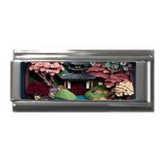 Japanese Garden Flowers Landscape Superlink Italian Charm (9mm)