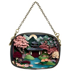 Japanese Garden Flowers Landscape Chain Purse (two Sides) by danenraven