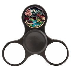 Japanese Garden Flowers Landscape Finger Spinner by danenraven