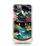 Japanese Garden Flowers Landscape iPhone 11 Pro 5.8 Inch TPU UV Print Case Front