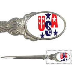 Usa Stars Fourth Of July Symbol America Usa Stars Letter Opener by Wegoenart