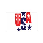 Usa Stars Fourth Of July Symbol America Usa Stars Sticker (Rectangular) Front