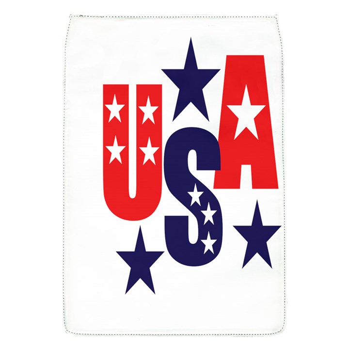 Usa Stars Fourth Of July Symbol America Usa Stars Removable Flap Cover (S)