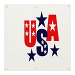 Usa Stars Fourth Of July Symbol America Usa Stars Banner and Sign 3  x 3  Front