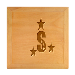 Usa Stars Fourth Of July Symbol America Usa Stars Wood Photo Frame Cube