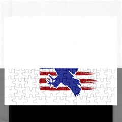 Usa Flag Eagle Symbol American Bald Eagle Country Rectangular Jigsaw Puzzl by Wegoenart