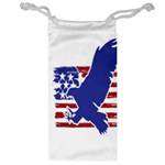 Usa Flag Eagle Symbol American Bald Eagle Country Jewelry Bag Front