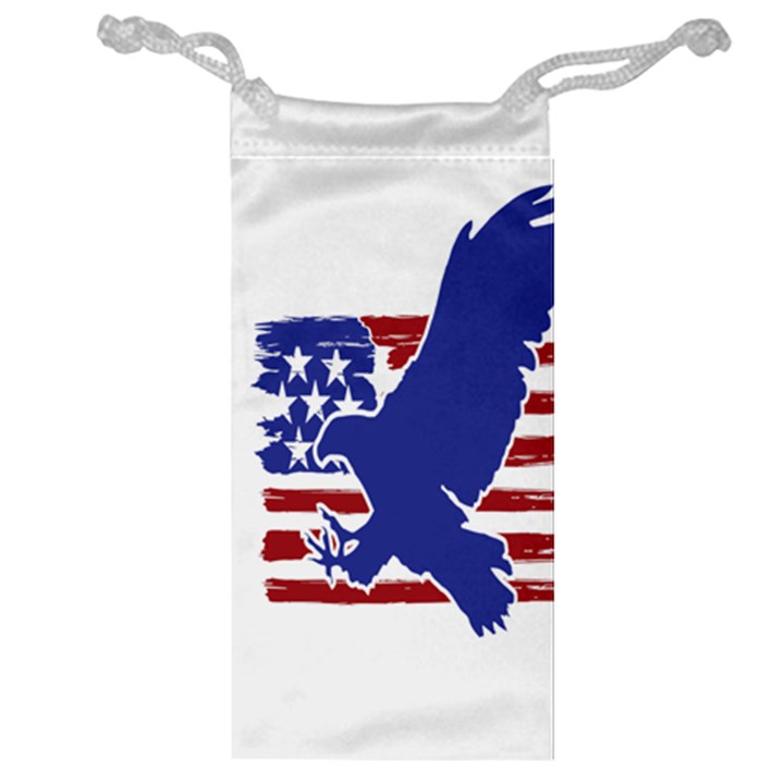 Usa Flag Eagle Symbol American Bald Eagle Country Jewelry Bag