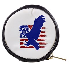 Usa Flag Eagle Symbol American Bald Eagle Country Mini Makeup Bag by Wegoenart