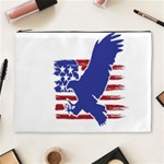 Usa Flag Eagle Symbol American Bald Eagle Country Cosmetic Bag (XL) Front