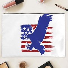 Usa Flag Eagle Symbol American Bald Eagle Country Cosmetic Bag (xxl) by Wegoenart