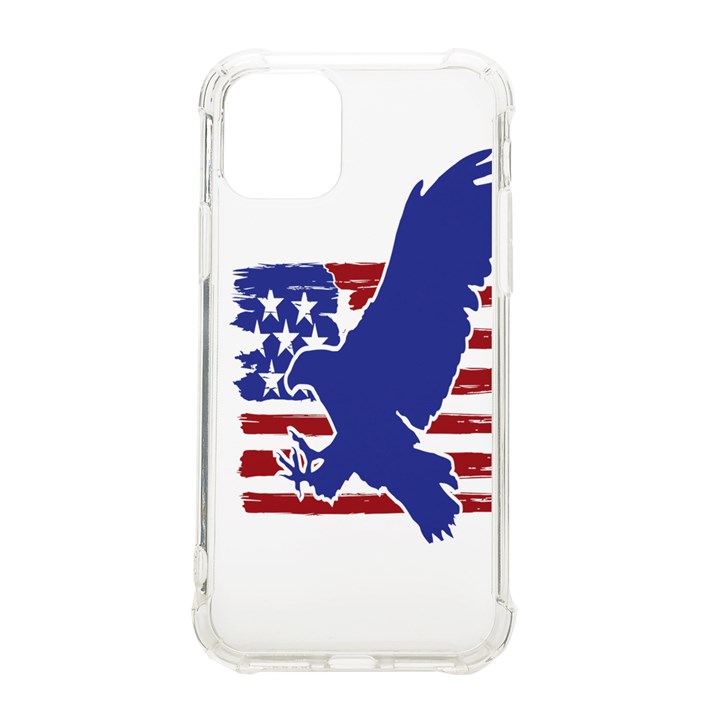 Usa Flag Eagle Symbol American Bald Eagle Country iPhone 11 Pro 5.8 Inch TPU UV Print Case