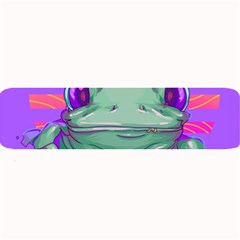 Frog Animal Sun Amphibian Figure Digital Art Large Bar Mat by Wegoenart