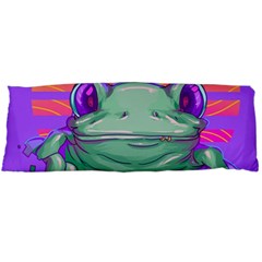 Frog Animal Sun Amphibian Figure Digital Art Body Pillow Case (dakimakura) by Wegoenart