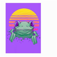 Frog Animal Sun Amphibian Figure Digital Art Large Garden Flag (two Sides) by Wegoenart