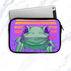 Frog Animal Sun Amphibian Figure Digital Art Apple Ipad Mini Zipper Cases by Wegoenart