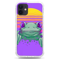 Frog Animal Sun Amphibian Figure Digital Art Iphone 12 Mini Tpu Uv Print Case	