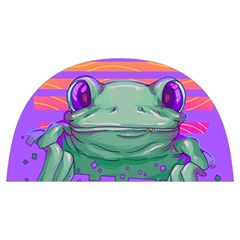 Frog Animal Sun Amphibian Figure Digital Art Anti Scalding Pot Cap by Wegoenart