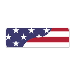 Yang Yin America Flag Abstract Art Asian Balance Sticker (bumper) by Wegoenart