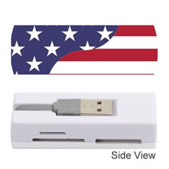 Yang Yin America Flag Abstract Art Asian Balance Memory Card Reader (stick) by Wegoenart