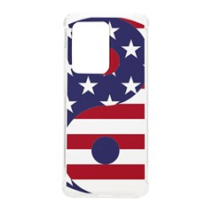 Yang Yin America Flag Abstract Art Asian Balance Samsung Galaxy S20 Ultra 6 9 Inch Tpu Uv Case by Wegoenart