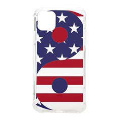 Yang Yin America Flag Abstract Art Asian Balance Iphone 11 Pro Max 6 5 Inch Tpu Uv Print Case by Wegoenart