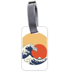 The Great Wave Off Kanagawa Waves Luggage Tag (two Sides) by Wegoenart