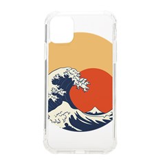 The Great Wave Off Kanagawa Waves Iphone 11 Tpu Uv Print Case by Wegoenart