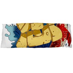 Wave Fish Koi Splash Character Carp Body Pillow Case Dakimakura (two Sides) by Wegoenart